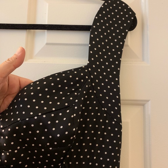 torrid Dresses & Skirts - ( 107 likes already ) TORRID retro dress pin up style black w/polka dots
